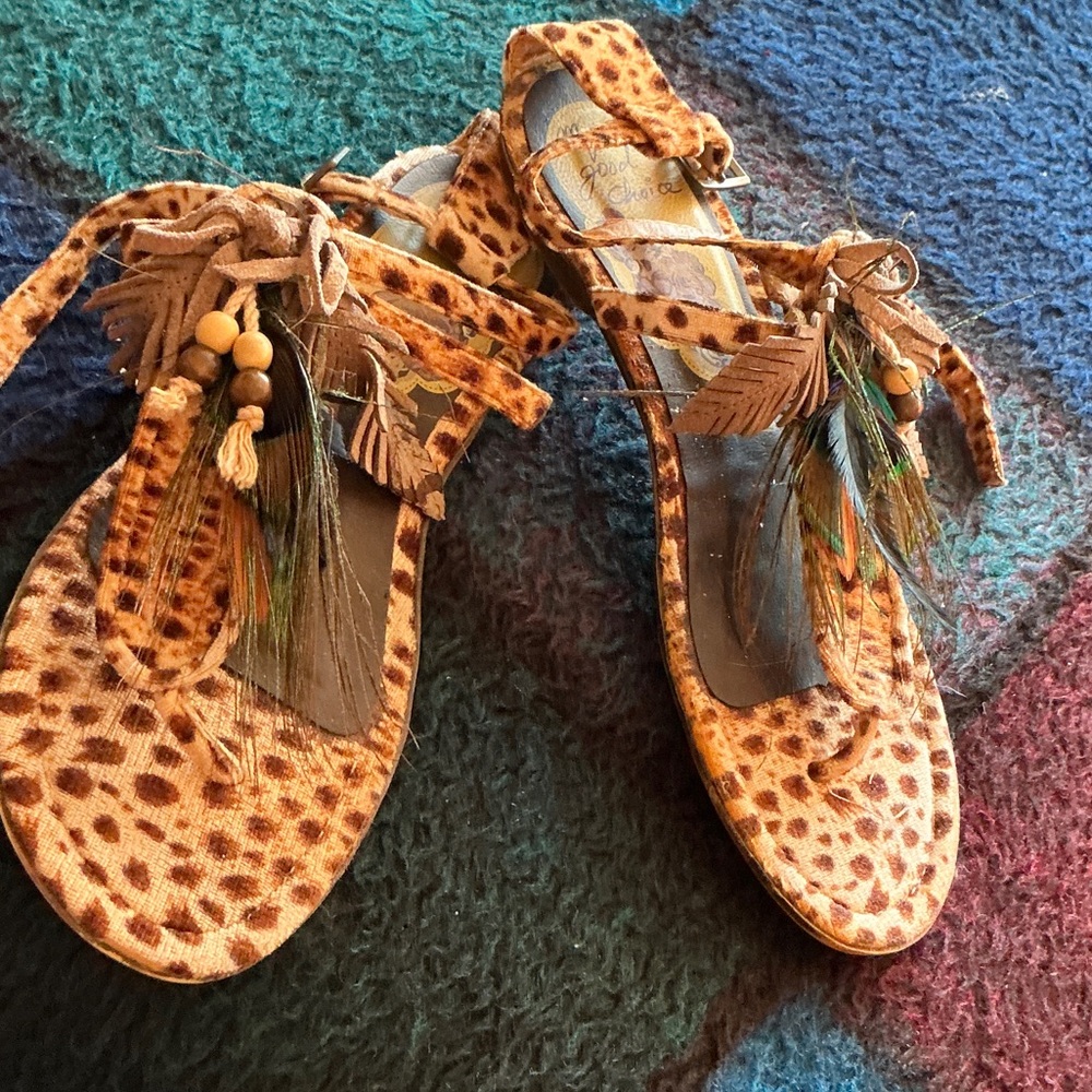 Wild Safari Leopard Sandals